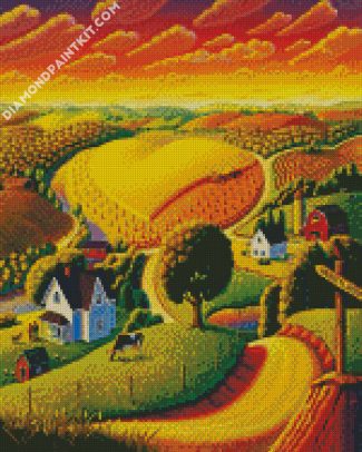 The Farmland diamond paintings