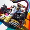 The Formula One Car diamond painting