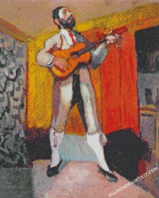 The Guitarist Henri Matisse diamond paintings