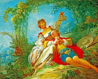 The Happy Lovers Fragonard diamond painting