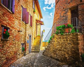 The Italian Street diamond painting