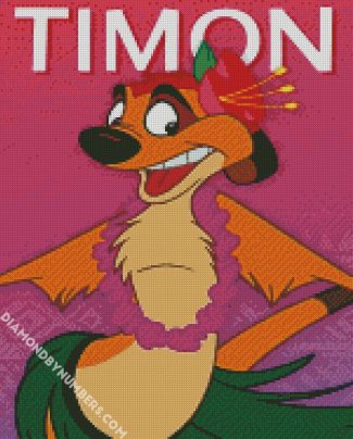 The Lion King Timon diamond painting