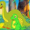 The Little Dinosaur Cartoon diamond painting