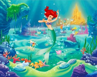 The Little Mermaid Ariel diamond painting