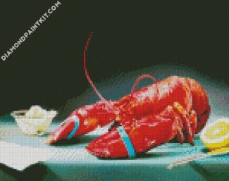 The Lobster diamond painting