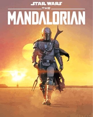 The Mandalorian Star Wars diamond painting