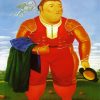 The Matador Fernando Botero diamond painting