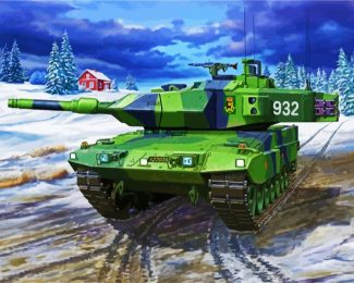 The Military Tank diamond painting