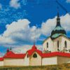 The Pilgrimage church of St John of Nepomuk at Zelená hora szech diamond paintings