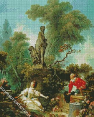 The Progress Of Love The Meeting Fragonard diamond painting