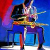 The Saxophone Player Art diamond Painting