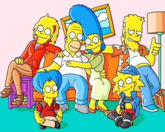 The Simpsons Family Animation diamond painting