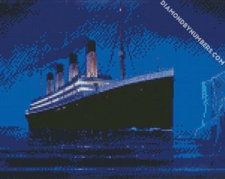 The Titanic Ship diamond painting