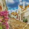 The Trulli Houses Puglia diamond painting