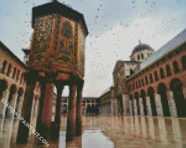 The Umayyad Mosque damascus diamond paintings