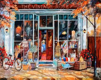 The Vintage Rose Shop diamond painting