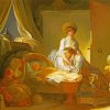 The Visit To The Nursery By Fragonard diamond painting