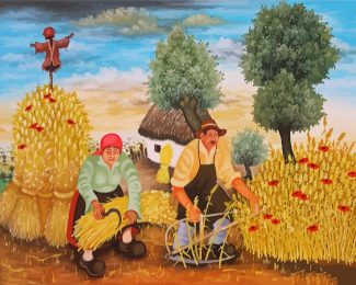 The Harvest Time diamond painting