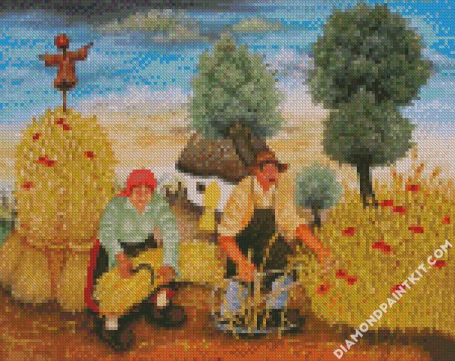 The Harvest Time diamond painting