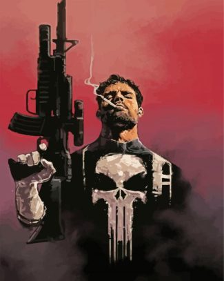 The Punisher diamond painting