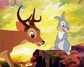 Thumper And Deer diamond painting