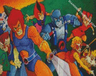 ThunderCats Cartoon diamond painting