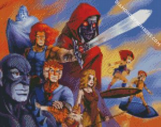 Thundercats Heroes diamond painting