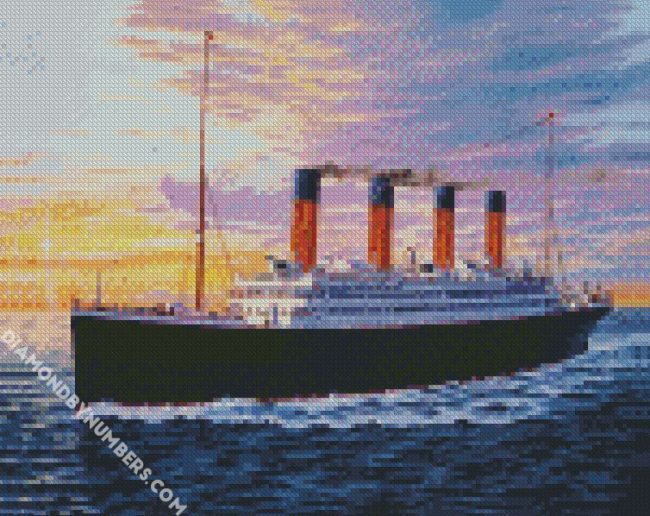 Titanic Ship diamond painting