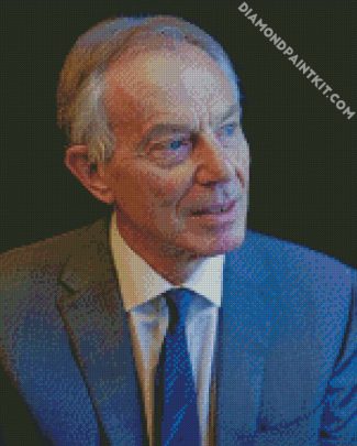 Tony Blair Minister Of United Kingdom diamond painting