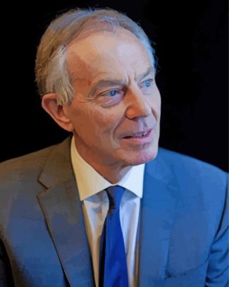 Tony Blair Minister Of United Kingdom diamond painting