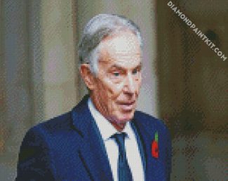 Tony Blair Prime Minister Of The United Kingdom diamond painting