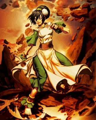 Toph Avatar diamond painting