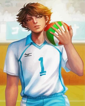 Toru Oikawa Volleyball Player diamond painting