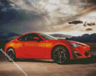 Toyota Sport Car diamond painting