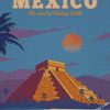 Travel Poster Mexico diamond paintings