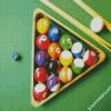 Triangle Billiard Balls diamond paintings