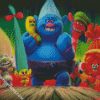 Trolls Characters diamond painting