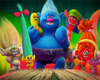 Trolls Characters diamond painting