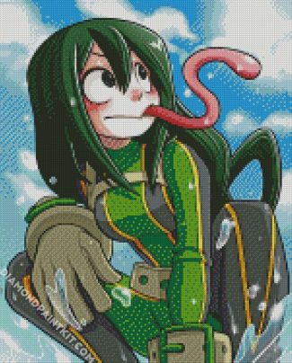 Tsuyu Asui Froppy diamond painting