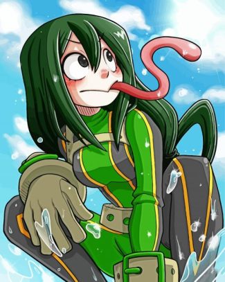 Tsuyu Asui Froppy diamond painting