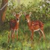 Twin fawn diamond paintings