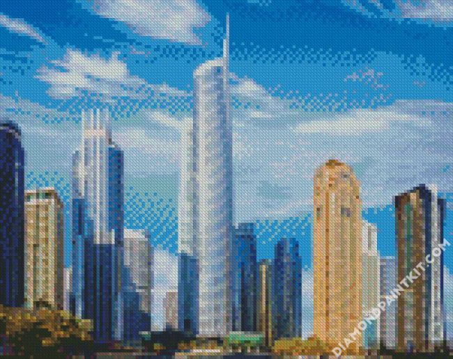 UAE Dubai Buildings diamond paintings