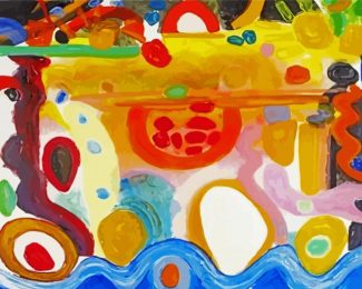 Untitled by Gillian Ayres diamond painting