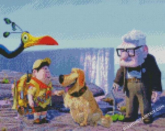 Up Movie Characters diamond paintings