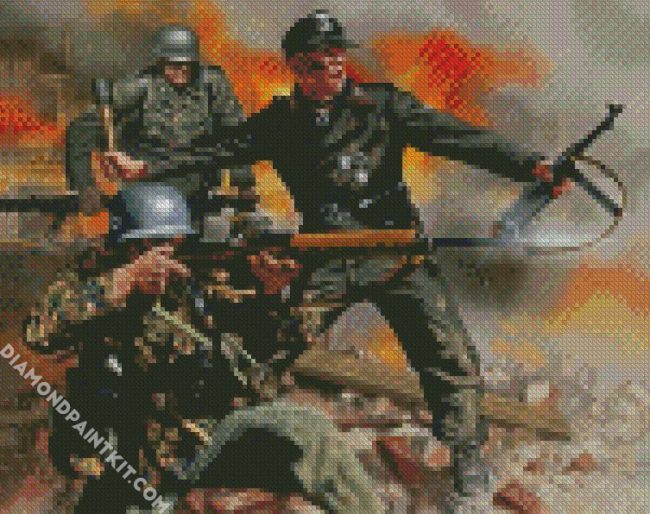 Vietnam War Soldiers diamond painting