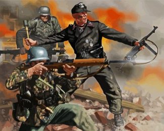 Vietnam War Soldiers diamond painting