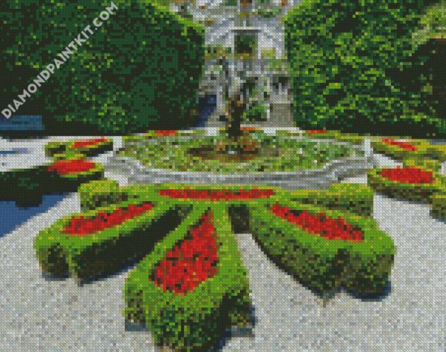 Villa Carlotta Como diamond painting