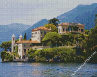 Villa Del Balbianello Como diamond painting