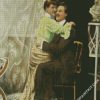 Vintage Hugging Couple diamond painting