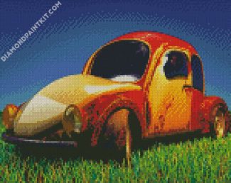 Vintage Rusty Car diamond painting